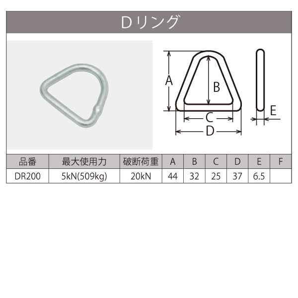 東レインターナショナル ベルタイト ラチェットバックル RK-25M Dリング付