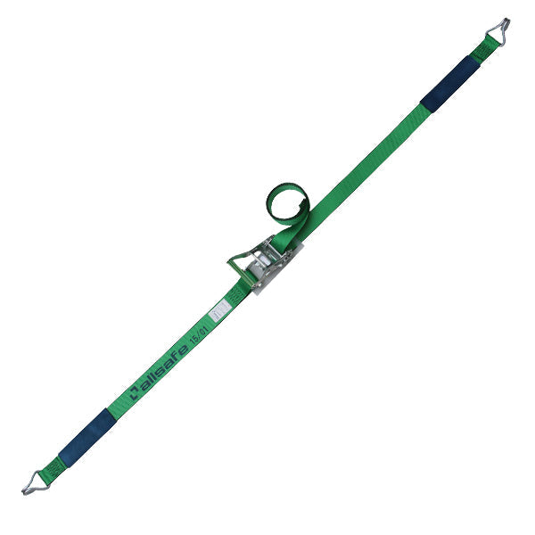 allsafe ラチェット式ナローフック仕様 固定1m×調節4m～7ｍ 緑