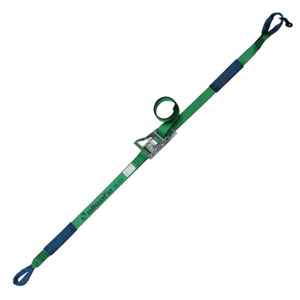 allsafe ラチェット式しぼり仕様 固定1m×調節4m～7ｍ 緑