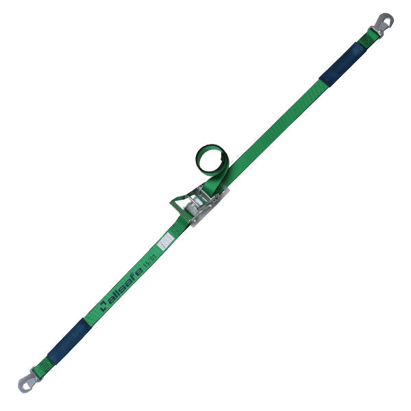 allsafe ラチェット式スナップフック仕様 固定1m×調節4m～7ｍ 緑