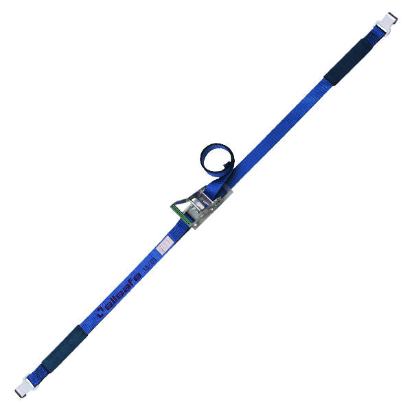 allsafe ラチェット式フラットフック仕様 固定1m×調節4m～7ｍ 青