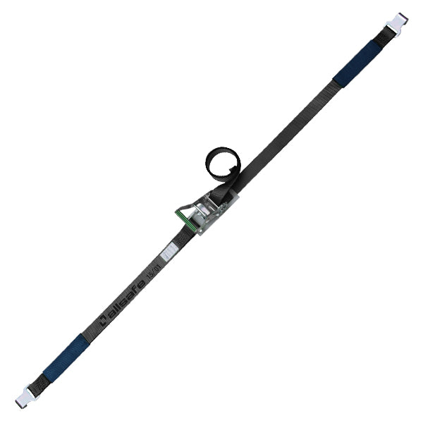 allsafe ラチェット式フラットフック仕様 固定1m×調節4m～7ｍ 黒