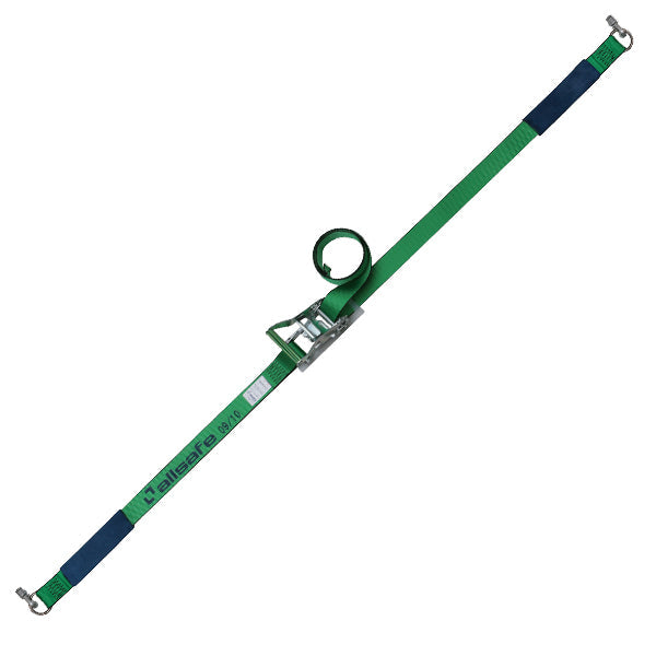 allsafe エアラインレール用ダブルスタッドフィッテイング リング付き固定1m×調節4m～7ｍ 緑