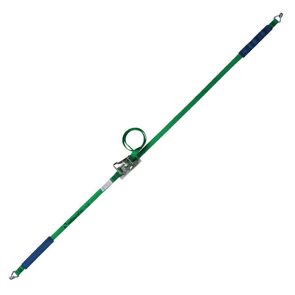 allsafe ラチェット式ナローフック仕様 固定1m×調節4m～7ｍ 緑