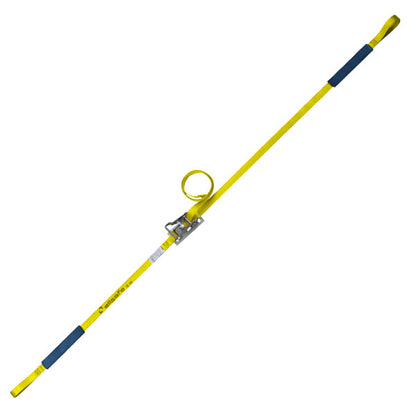 allsafe ラチェット式ループ仕様 固定1m×調節4m～7ｍ 黄