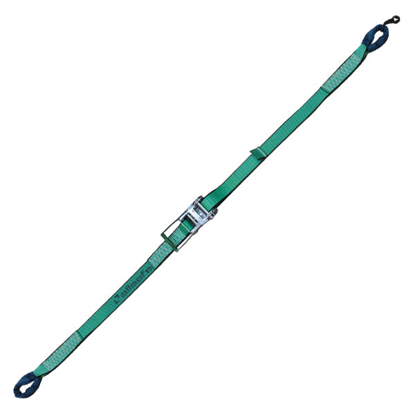 allsafe ラチェット式しぼり仕様 固定1m×調節4ｍ～7ｍ 緑