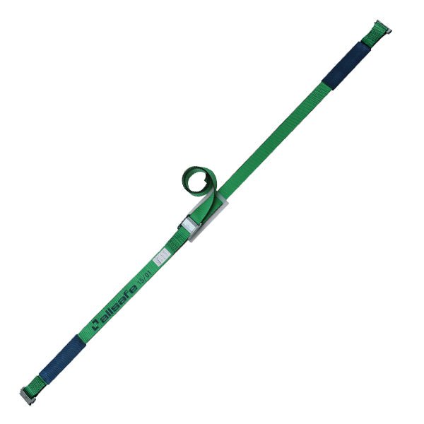 allsafe ラチェット式ステンレス製しぼり仕様 固定1m×調節4m～7ｍ 緑