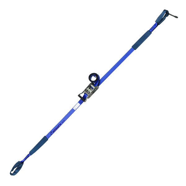 allsafe ラチェット式ステンレス製しぼり仕様 固定1m×調節4m～7ｍ 青