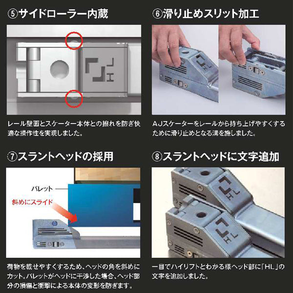 allsafe AJスケーターハイリフト 1000/1100/1200mm
