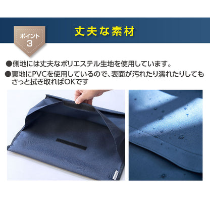 MOTTETE PLUS　防災ずきんカバー　防災バッグん　ネイビー