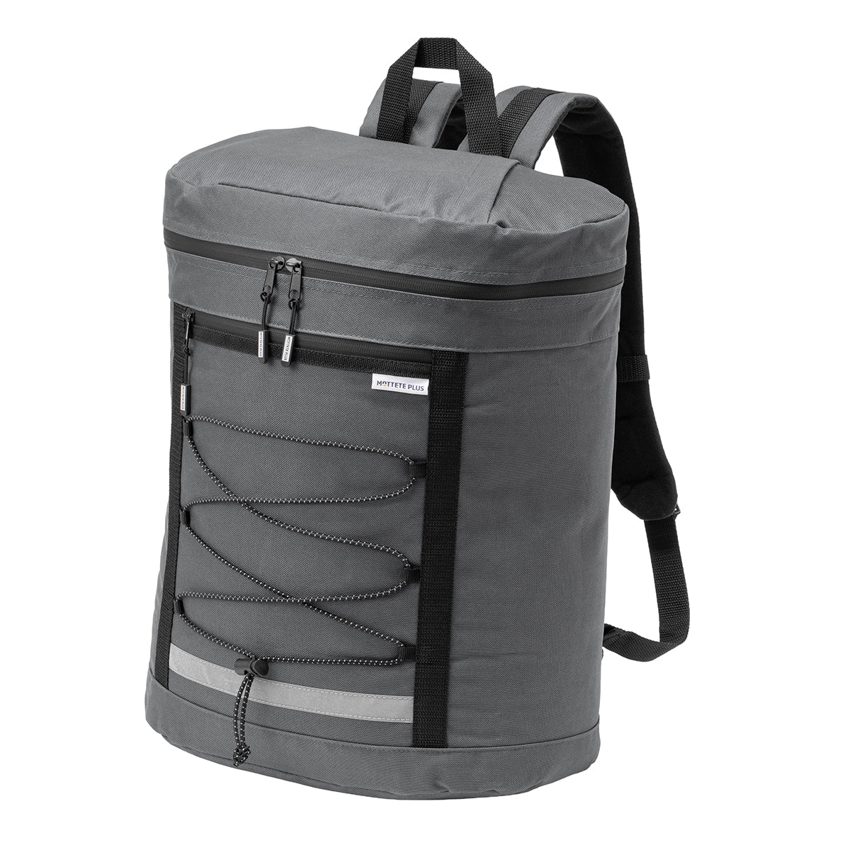MOTTETE PLUS 寝具メーカーが考えた 防災リュック 宿泊5点セット グレー