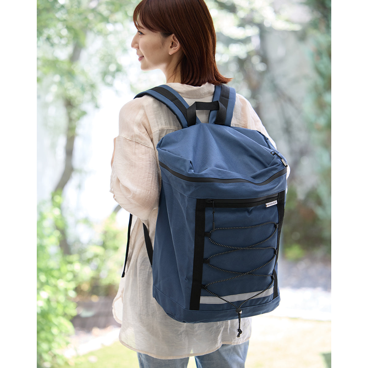 MOTTETE PLUS 寝具メーカーが考えた 防災リュック 宿泊5点セット ネイビー