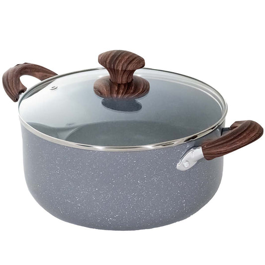 every U. Marble Chef　ストーンマーブル加工両手鍋 24cm