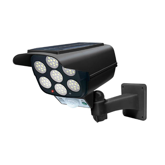 ソーラー充電センサー式　リアル防犯ダミーカメラ