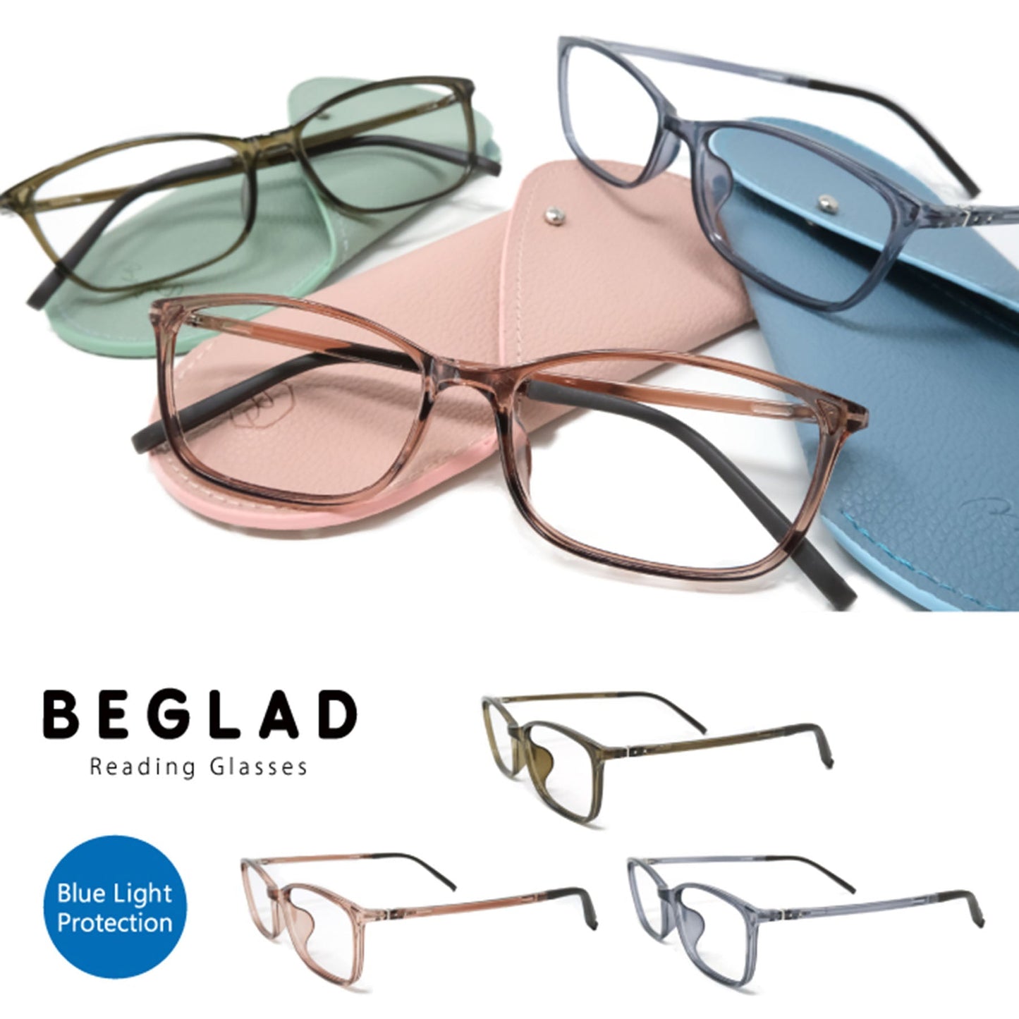 ビグラッド老眼鏡 BG4008 GR