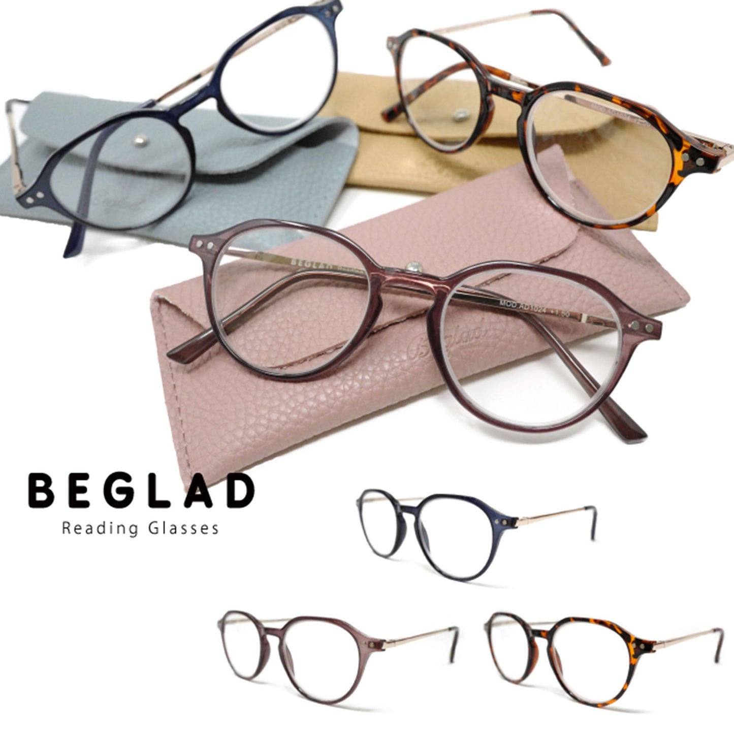 ビグラッド老眼鏡 AD1024 BL