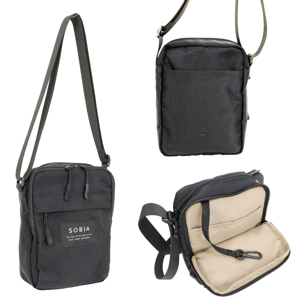 はっ水ナイロンスクエアショルダー LBE