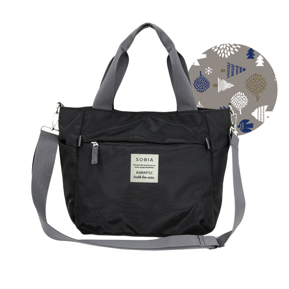 カラピック2wayトート BK