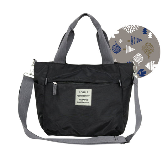 カラピック2wayトート BK