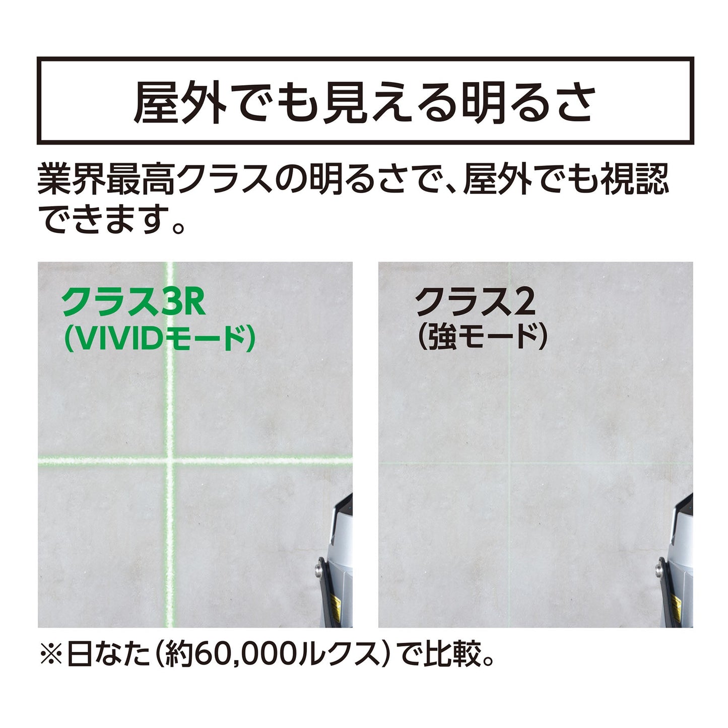 レーザーロボ LEXIA-E VIVID 51 グリーン 自動追尾