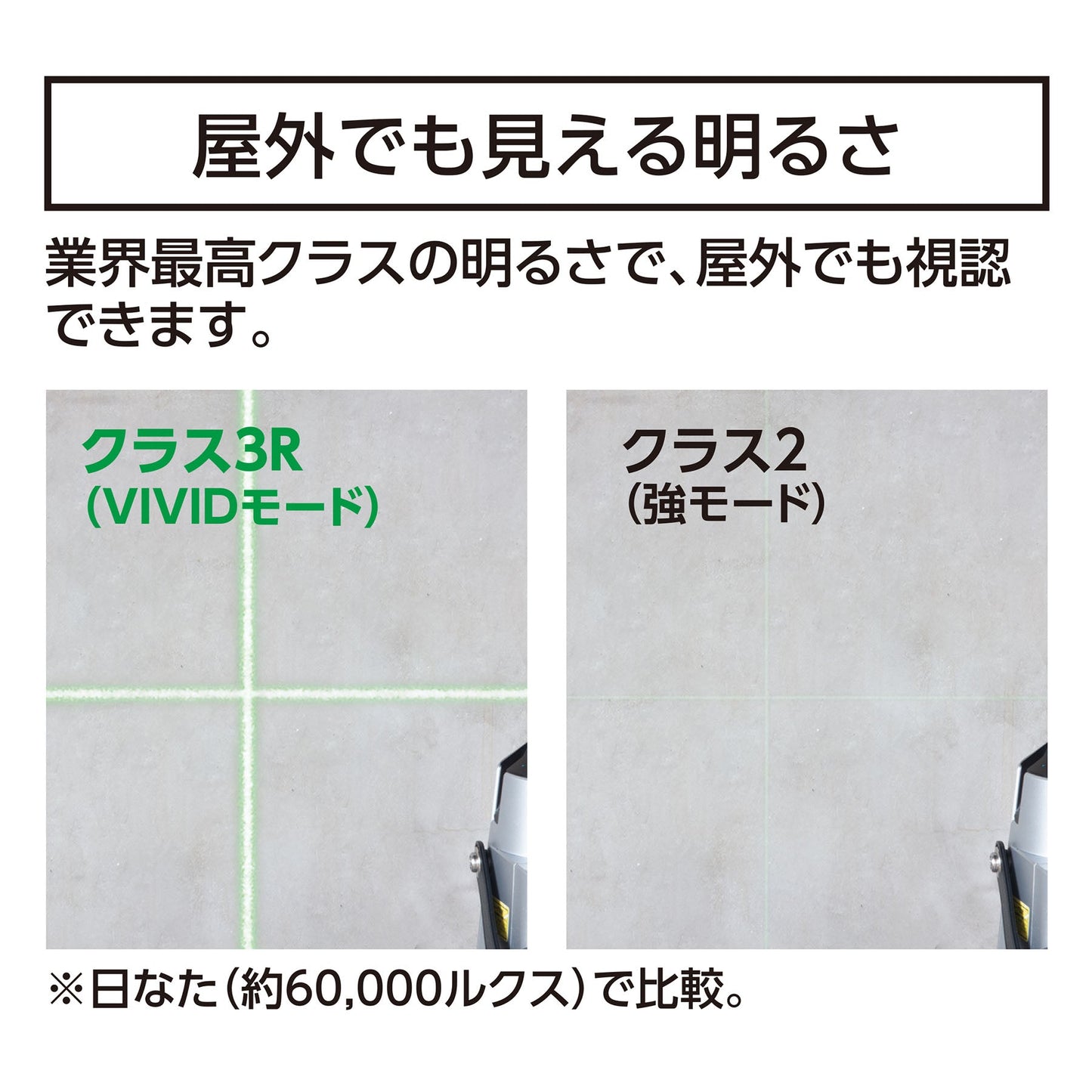 レーザーロボ LEXIA VIVID 51 グリーン 自動追尾