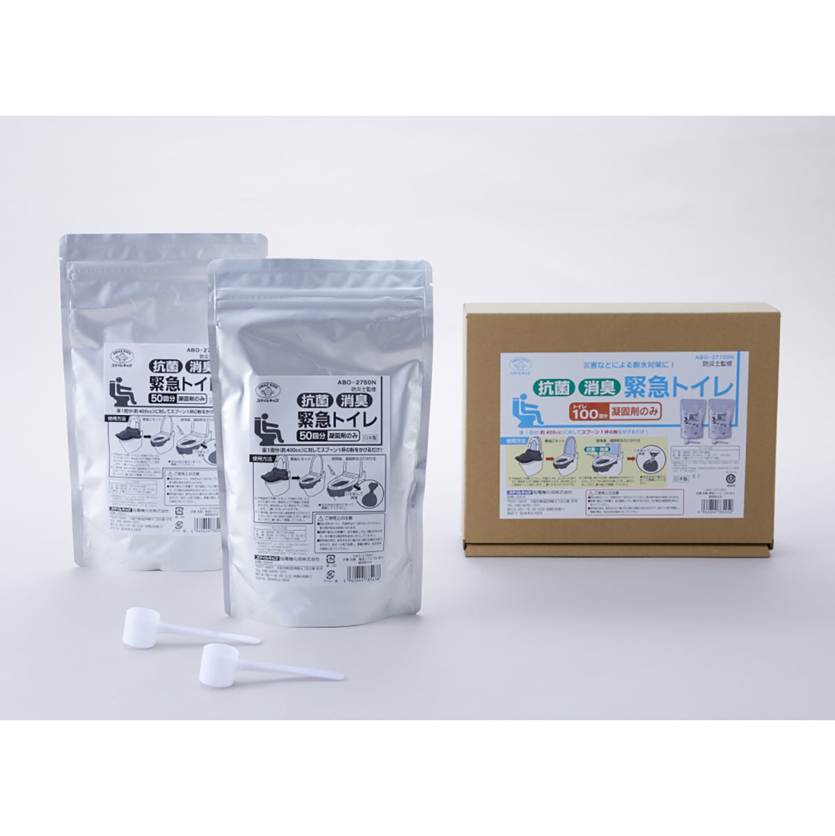 抗菌消臭　緊急トイレ 100回分　凝固剤のみ