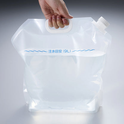 防災用薄型ウォーターバッグ　９Ｌ