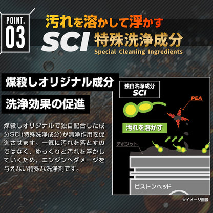 ガソリン専用 燃料添加剤 FM煤殺し 200ml