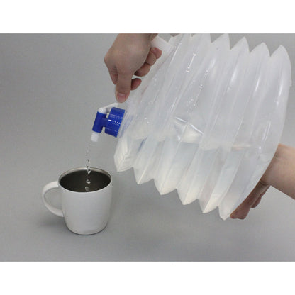 防災用ポリタンク　コック付き　１０L