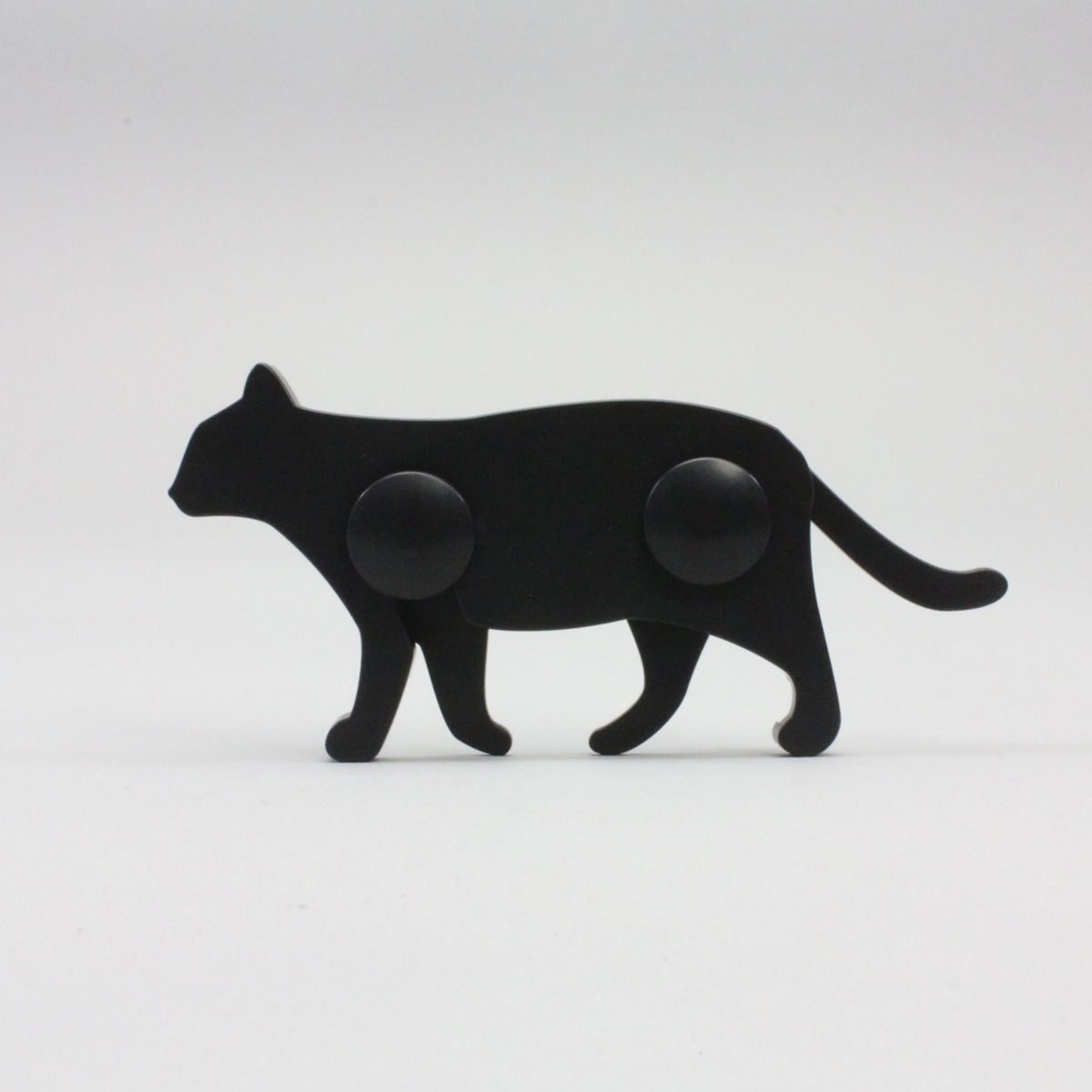 防災用品　ねこの安心扉ロック　ブラック