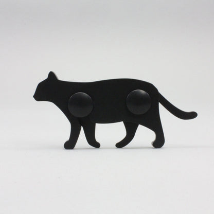防災用品　ねこの安心扉ロック　ブラック
