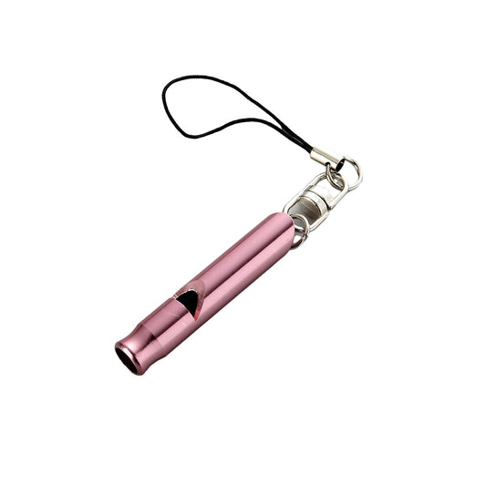 防災用品　ミニホイッスル　ピンク