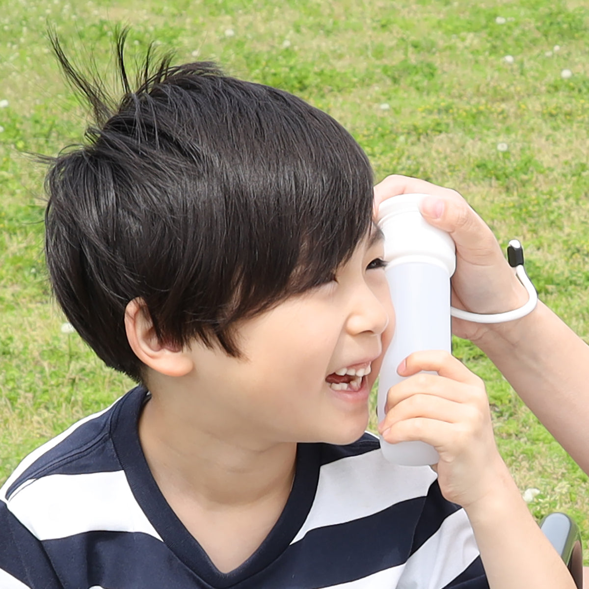 携帯氷のうボトル 熱中対策 保冷保温 サンライトベージュ