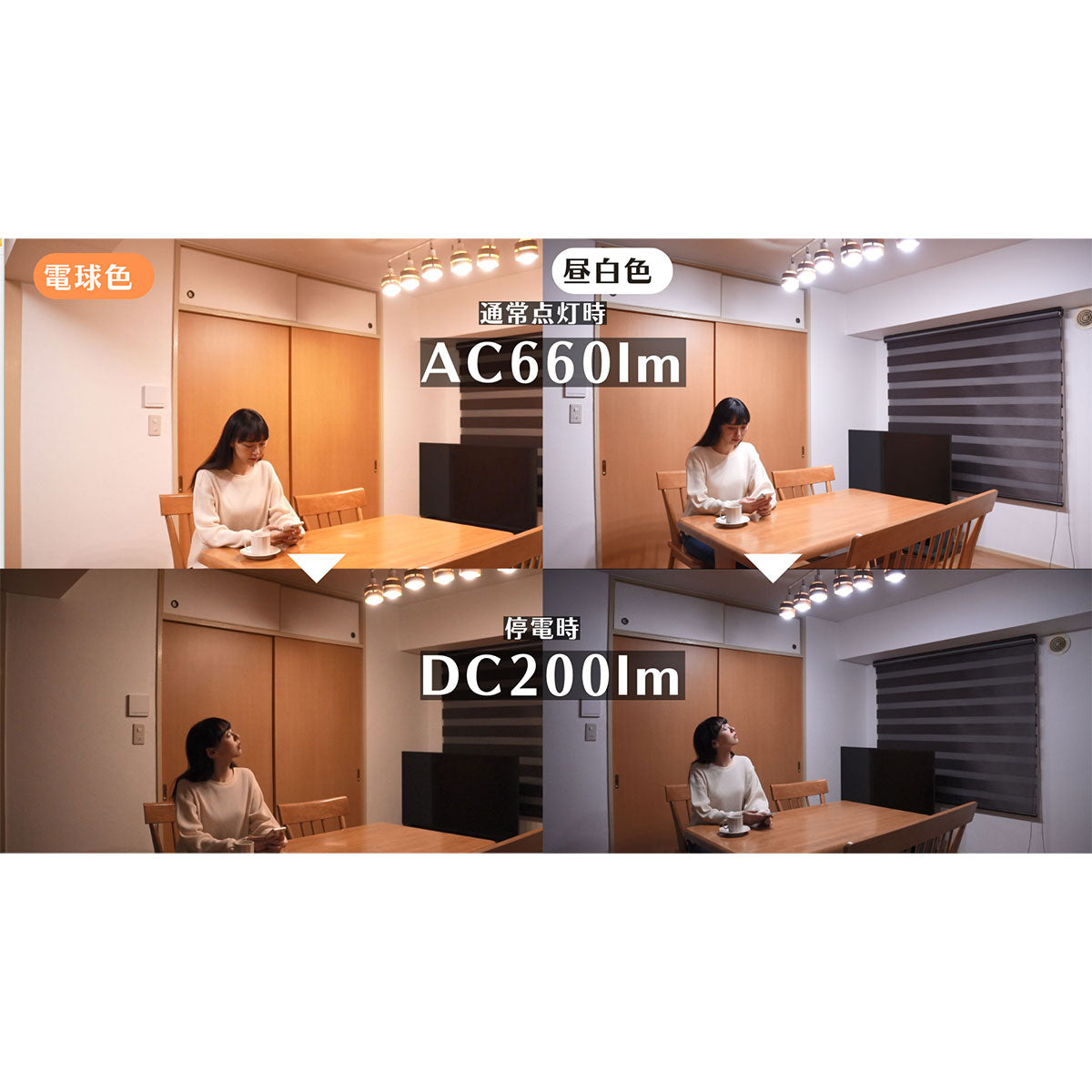 防災用電球　いつでもランプtsuita（電球色）