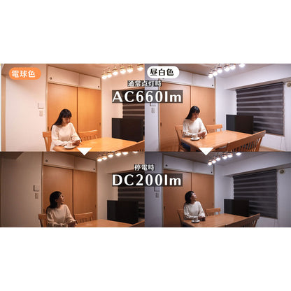 防災用電球　いつでもランプtsuita（昼白色）