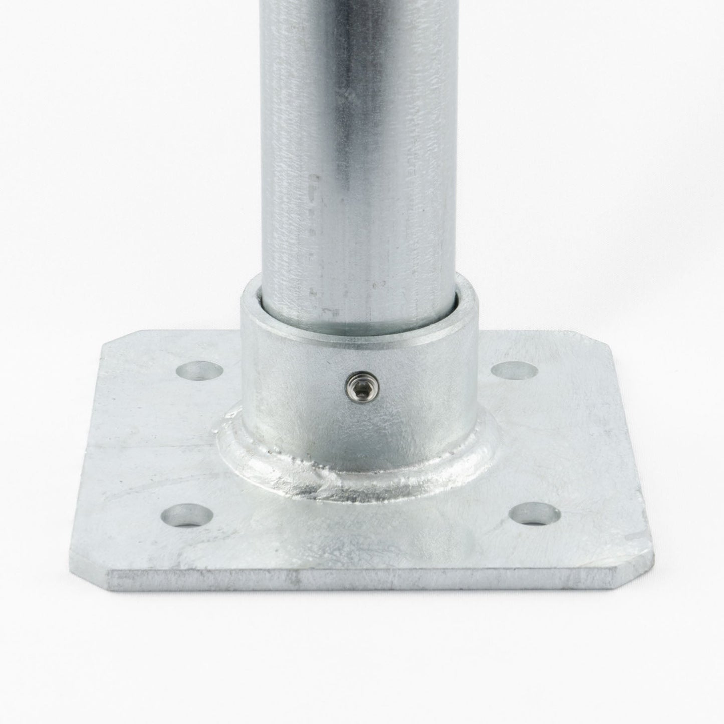 単管用ジョイント金具　Zタイプ　重量用スクエア型ベース　中央