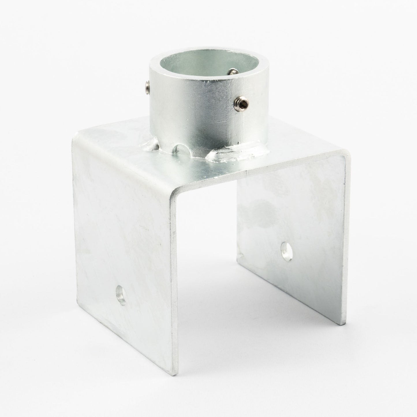 単管用ジョイント金具　Zタイプ　単管支柱ベース　100ミリ幅