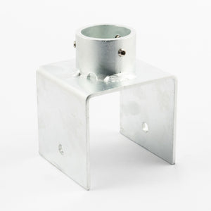 単管用ジョイント金具　Zタイプ　単管支柱ベース　100ミリ幅