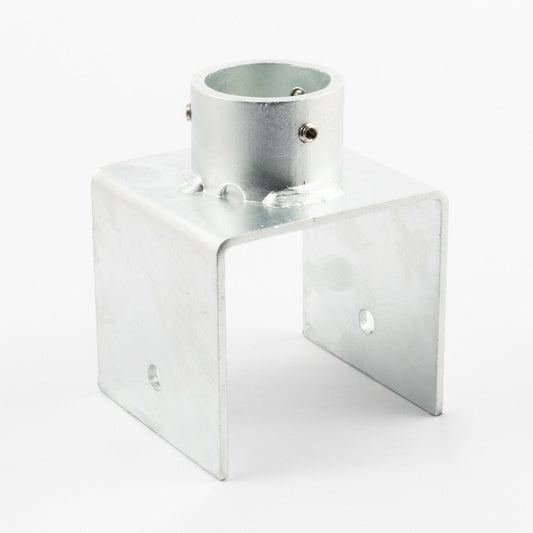 単管用ジョイント金具　Zタイプ　単管支柱ベース　100ミリ幅