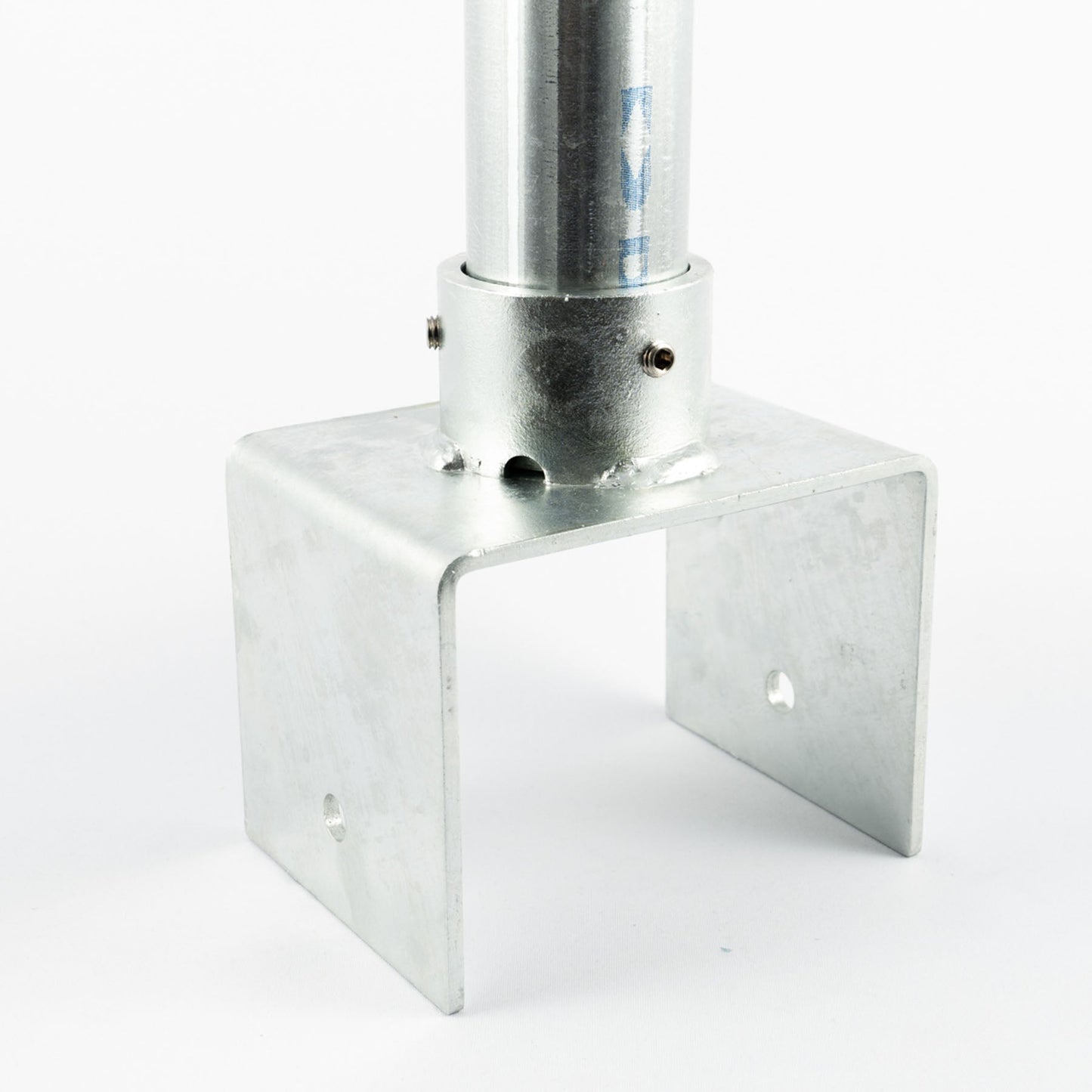 単管用ジョイント金具　Zタイプ　単管支柱ベース　120ミリ幅