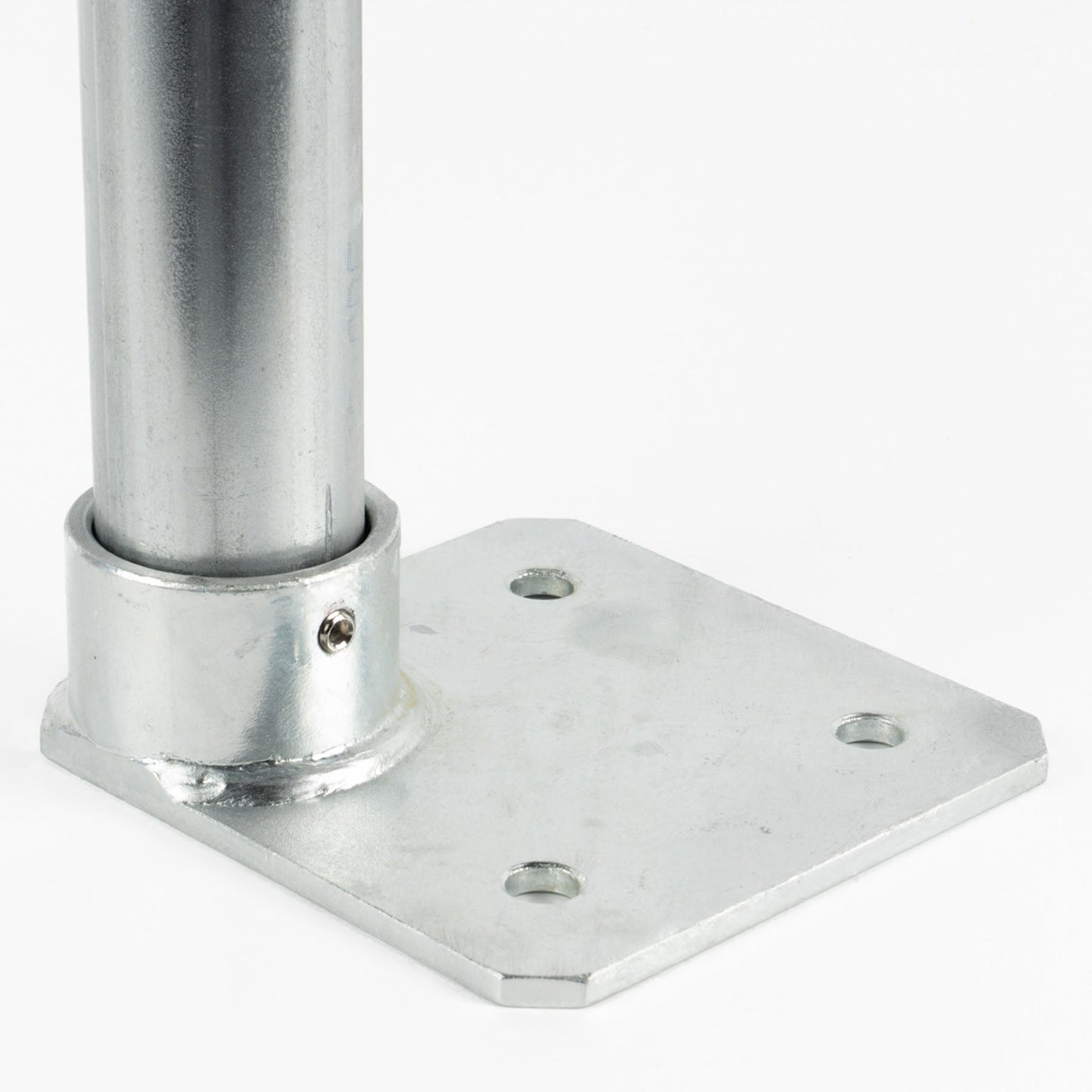 単管用ジョイント金具　Zタイプ　重量用スクエア型ベース　偏心中央