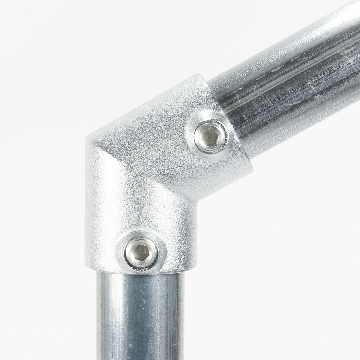 単管用ジョイント金具　Sタイプ　L継ぎ　エルボ　120度