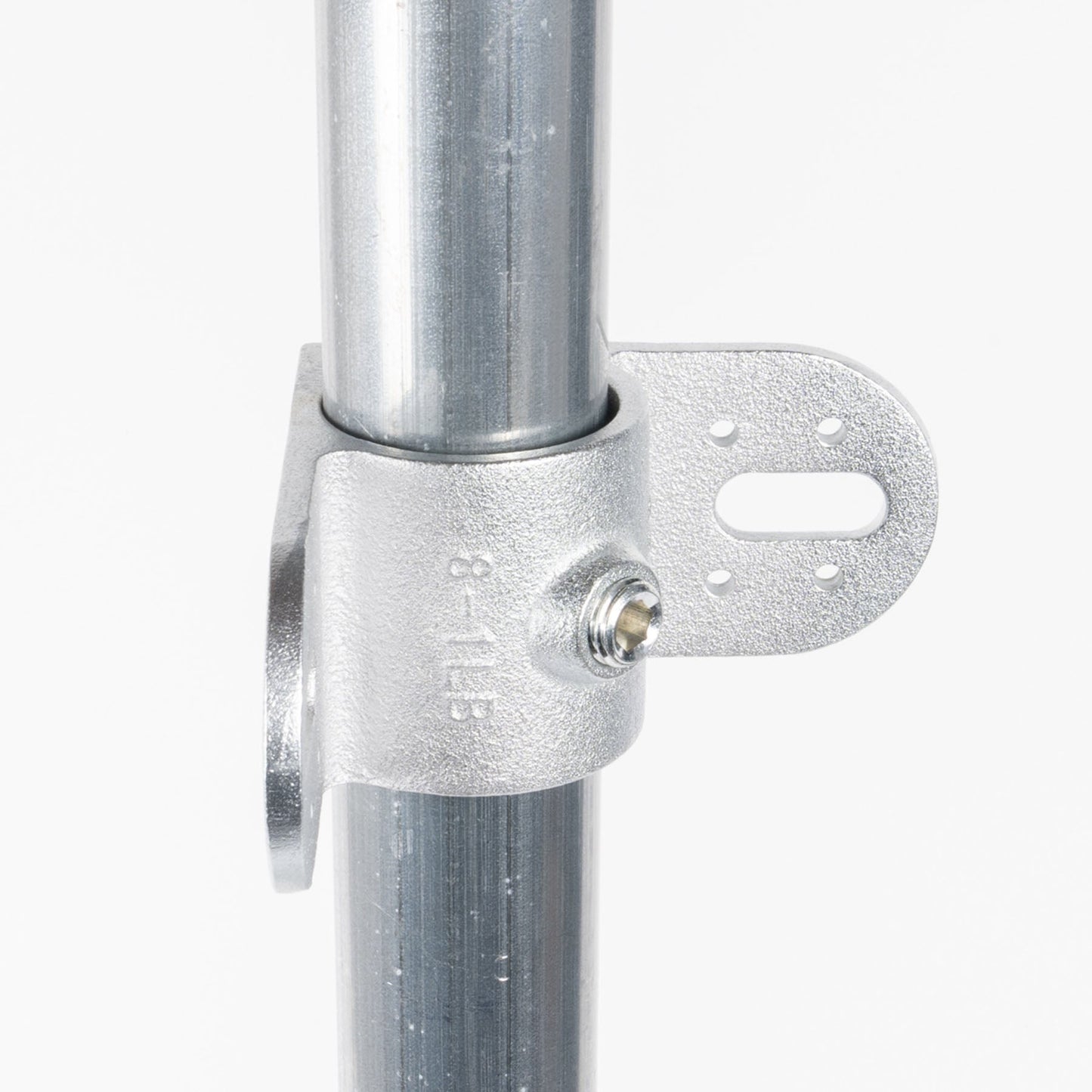 単管用ジョイント金具　Sタイプ　L型　ダブル羽根付き　板留