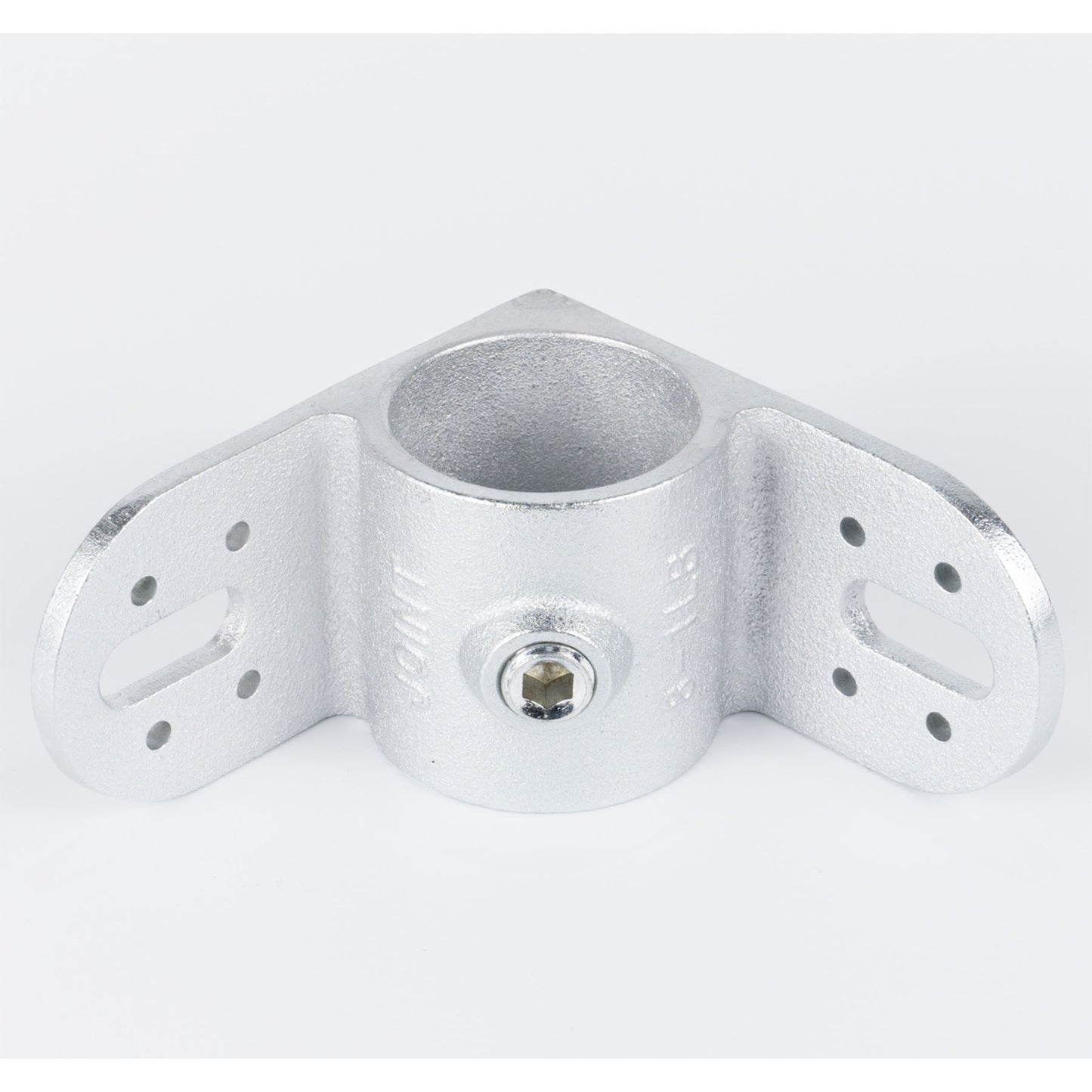 単管用ジョイント金具　Sタイプ　L型　ダブル羽根付き　板留