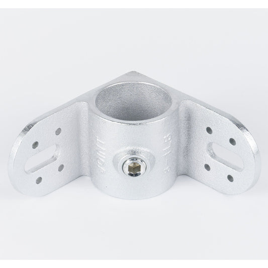 単管用ジョイント金具　Sタイプ　L型　ダブル羽根付き　板留