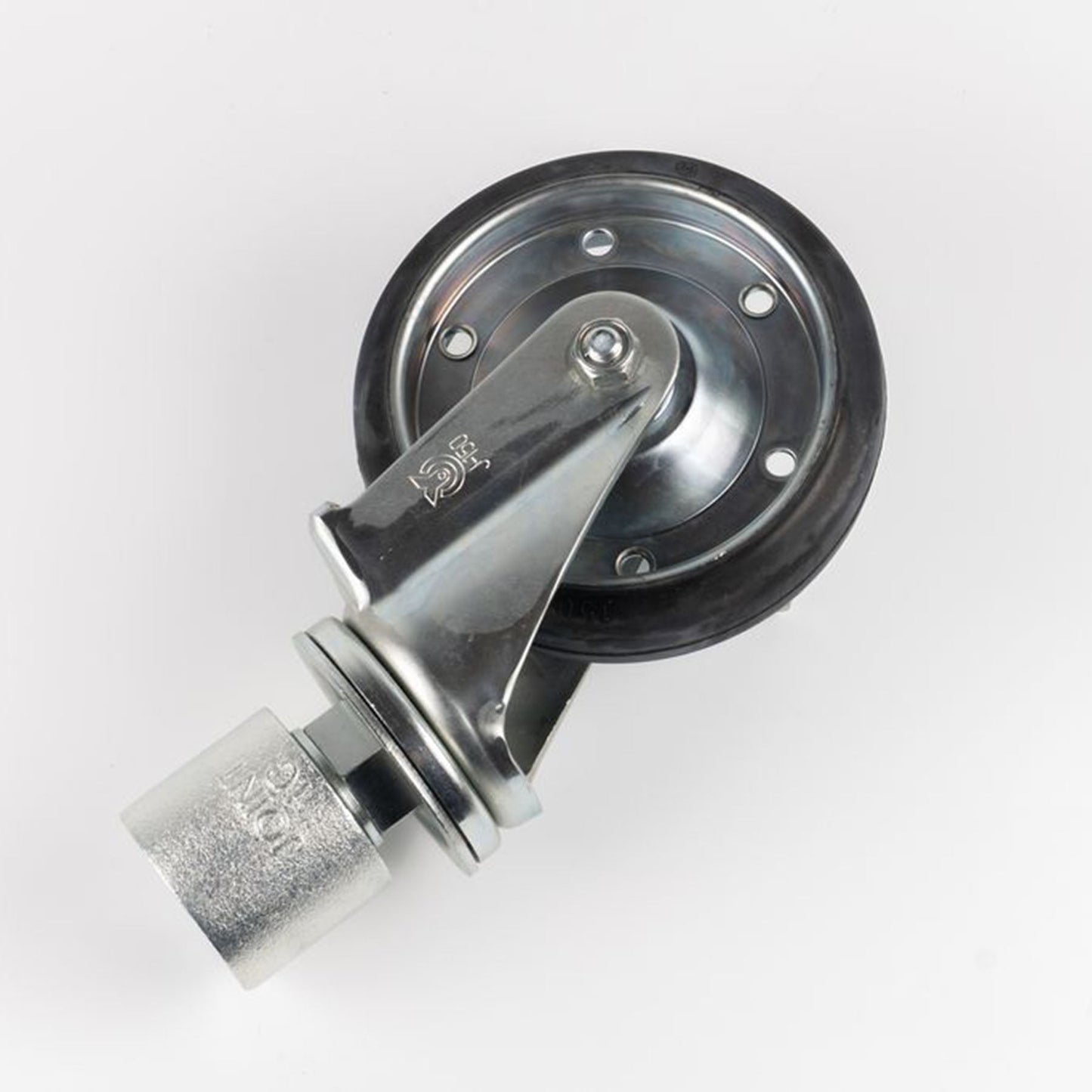 単管用ジョイント金具　Sタイプ　大キャスター付き　カップ型