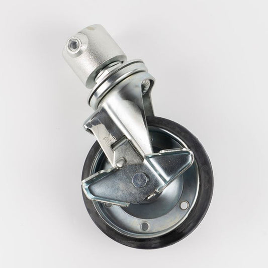 単管用ジョイント金具　Sタイプ　大キャスター付き　カップ型