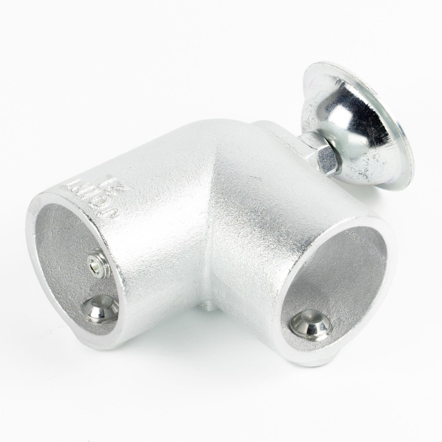 単管用ジョイント金具　Sタイプ　水平調整　ラウンド　エルボ型