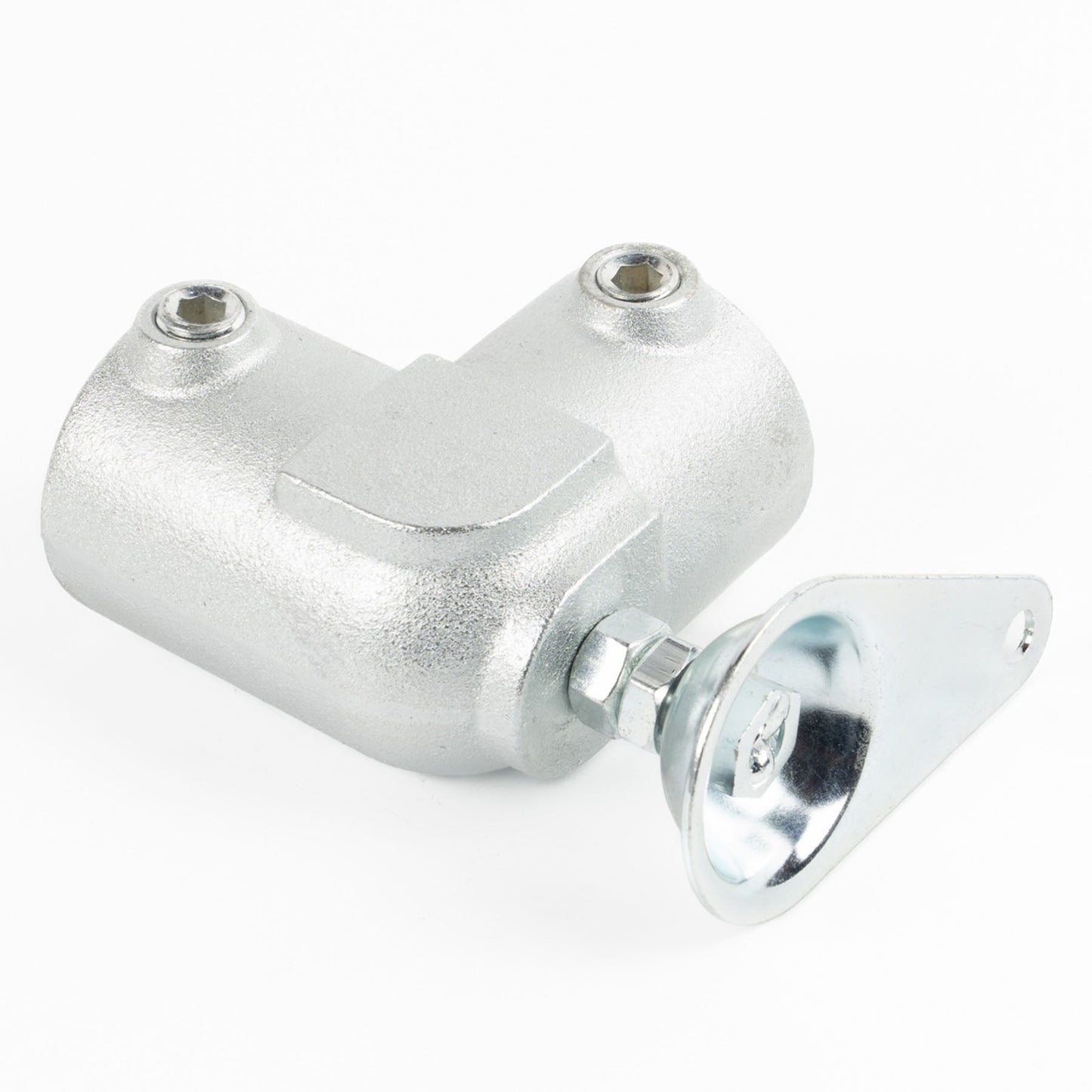 単管用ジョイント金具　Sタイプ　水平調整　アンカー　エルボ型