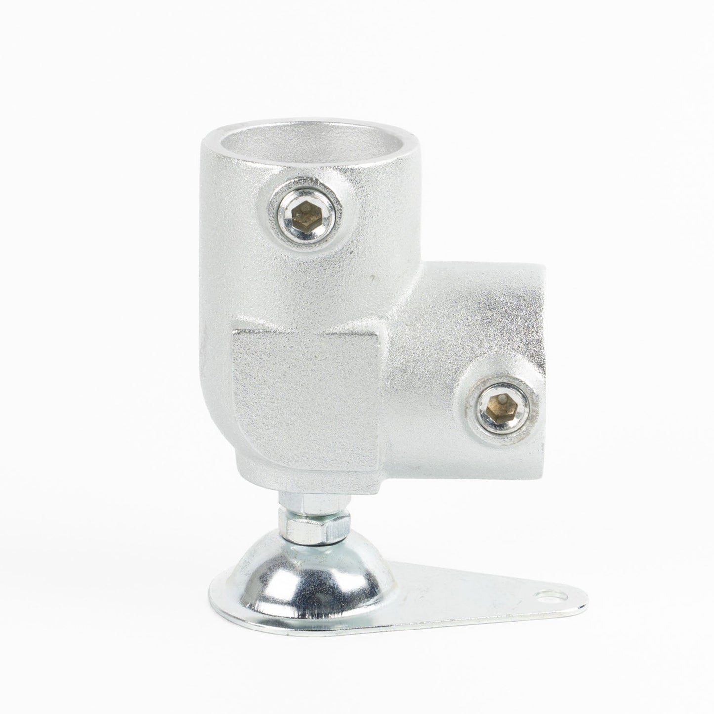 単管用ジョイント金具　Sタイプ　水平調整　アンカー　エルボ型